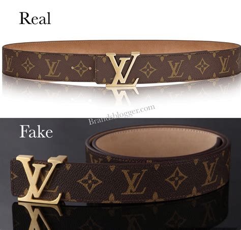 actual louis vuitton against a fake louis vuitton belt|Louis Vuitton knockoff belt.